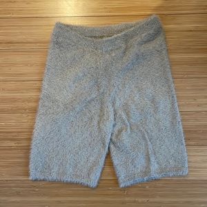 Fuzzy biker shorts size small